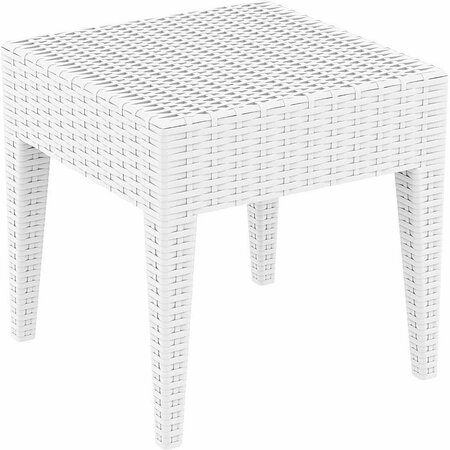 COMPAMIA I Miami Side Table - White- ISP858-WH